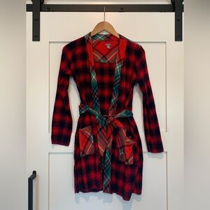Flannel robe